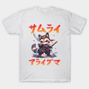Samurai Raccoon サムライアライグマ T-Shirt